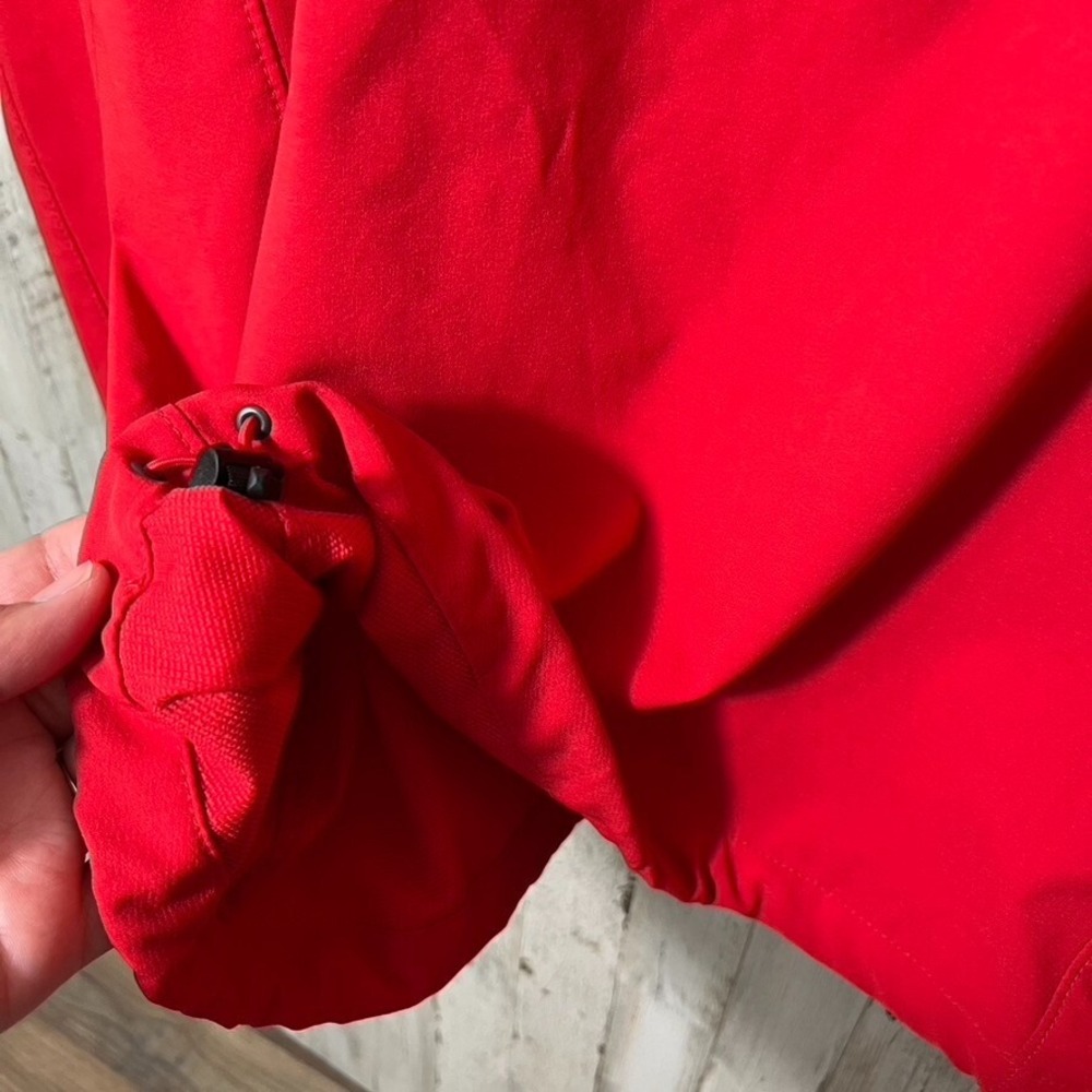 The North Face Red Half Zip Stitched Logo Pullover Windbreaker Mens Size Medium - Picture 8 of 8